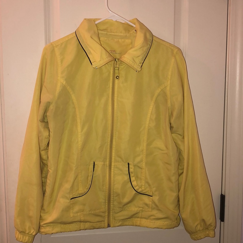 Yellow Windbreaker